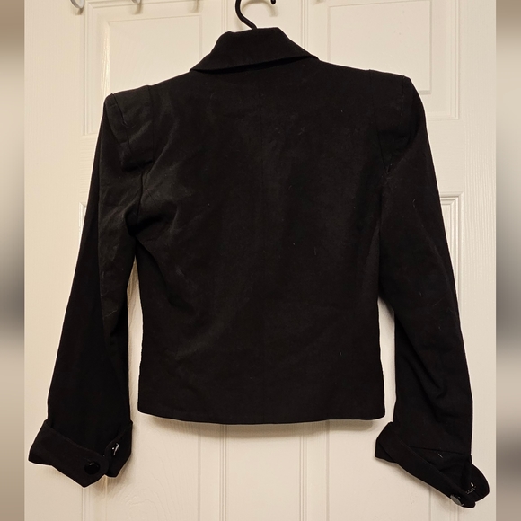 Navy French Connection cropped blazer - Picture 5 of 6